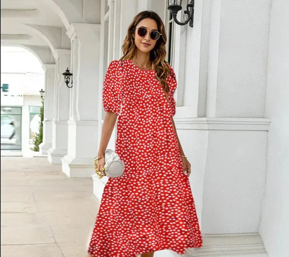 Printed dress for summer