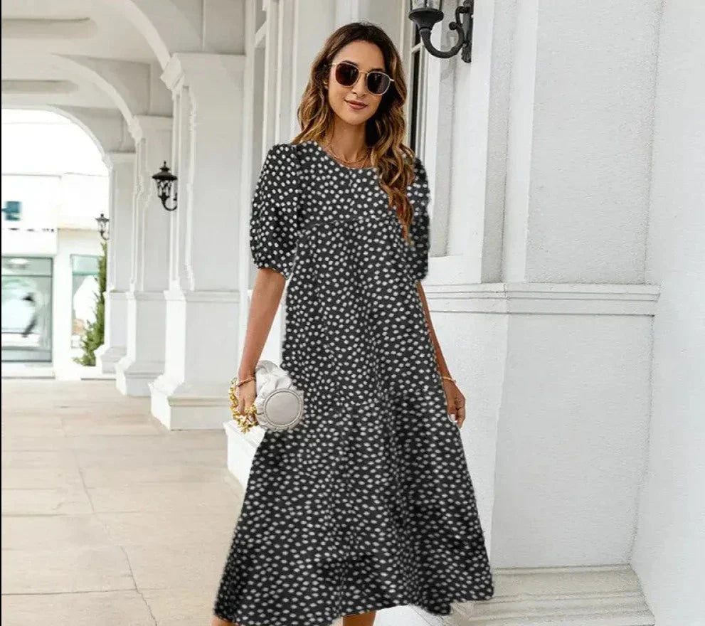 Printed dress for summer