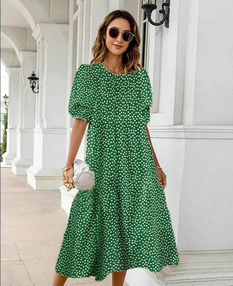 Printed dress for summer