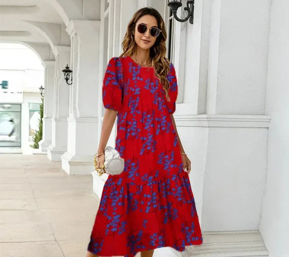 Printed dress for summer