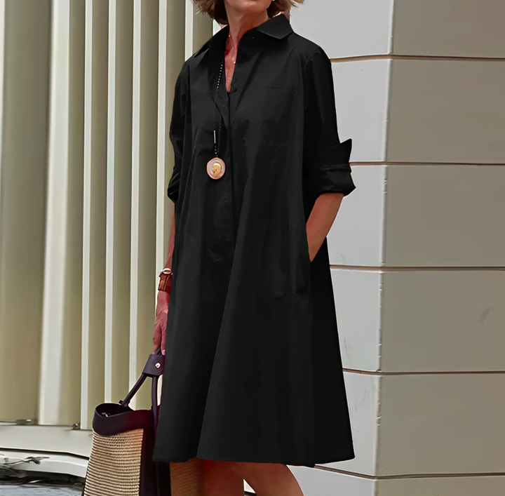 LD | Timeless shirt dress-with-modern-elegance