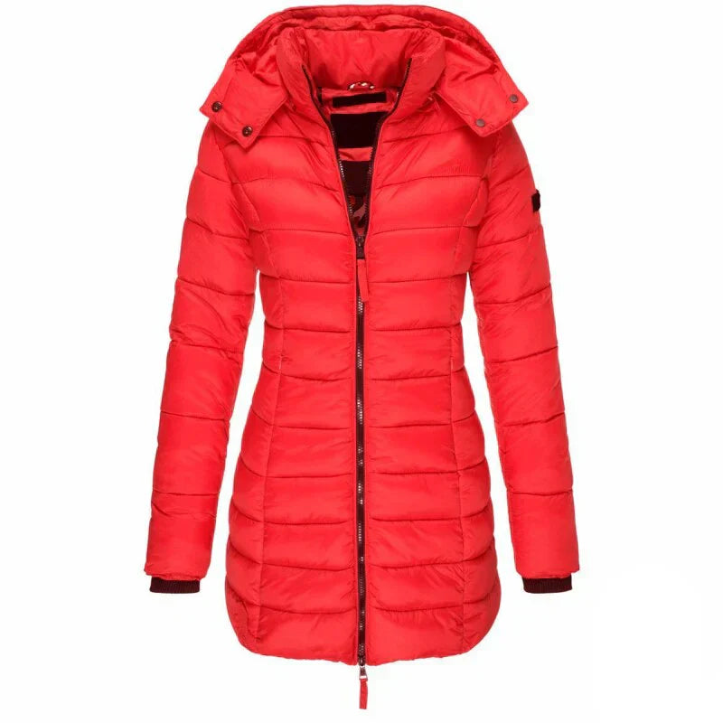 Zara | Chic and Comfortable Women's Hooded Down Jacket