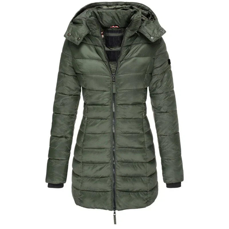 Zara | Chic and Comfortable Women's Hooded Down Jacket