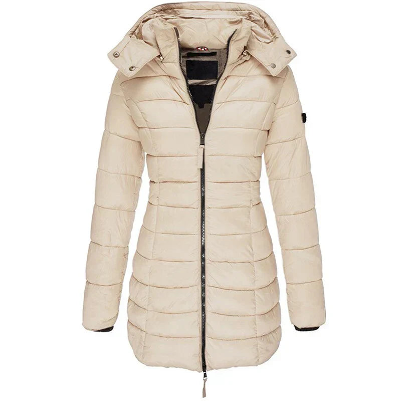 Zara | Chic and Comfortable Women's Hooded Down Jacket