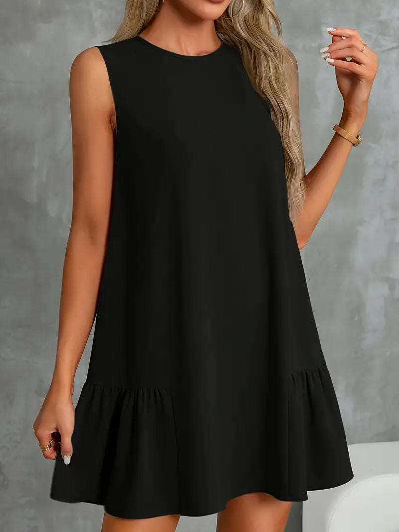 LP | Elegant black sleeveless dress
