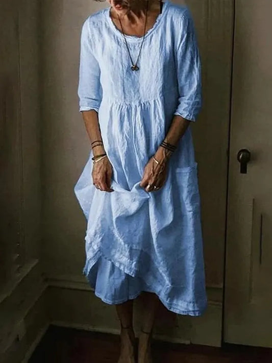 Jonah - Women's linen dress