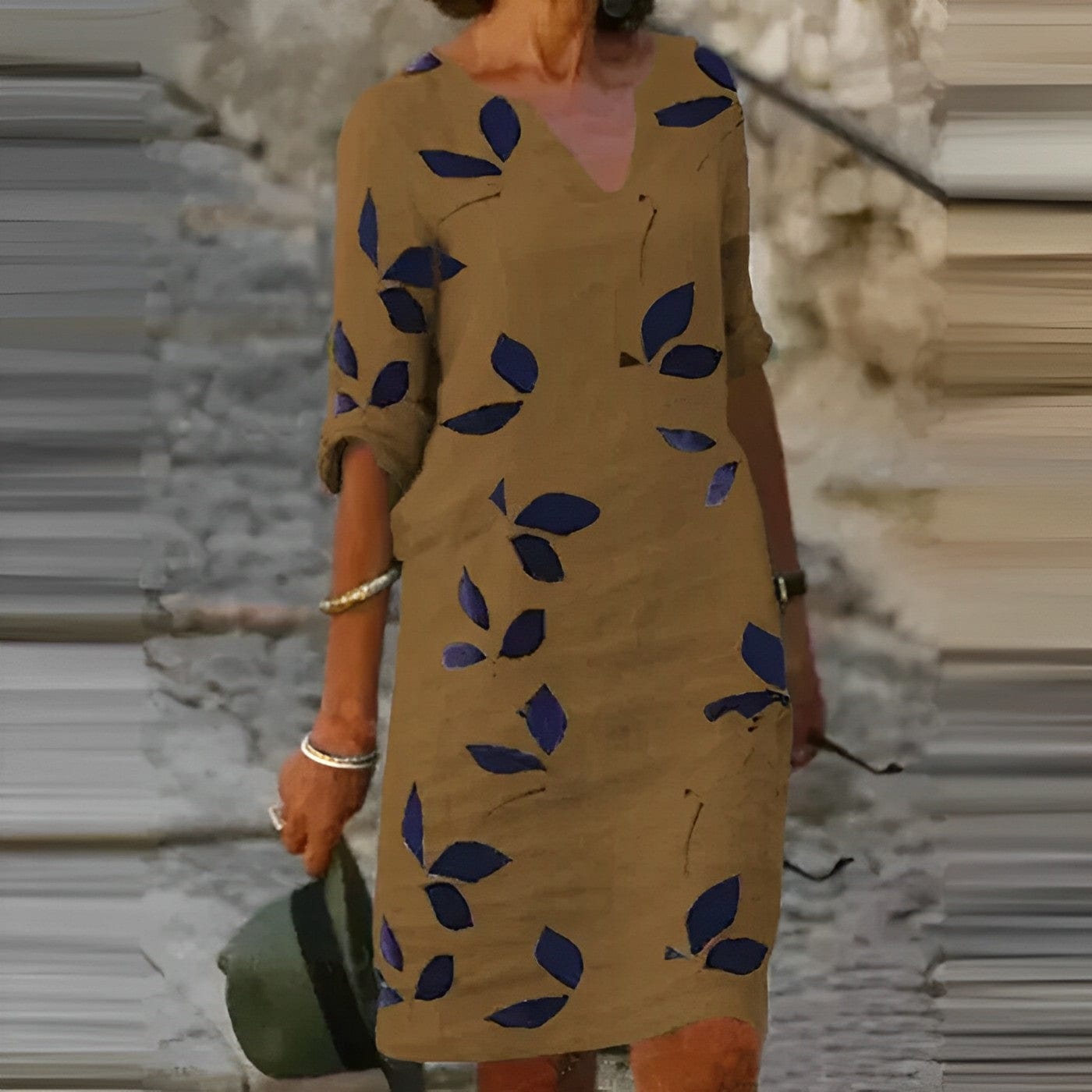 LP | Unique dress with floral pattern