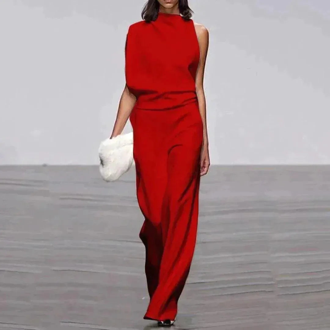 Jumpsuit - Sleeveless - Comfortable - Perfect for evenings out