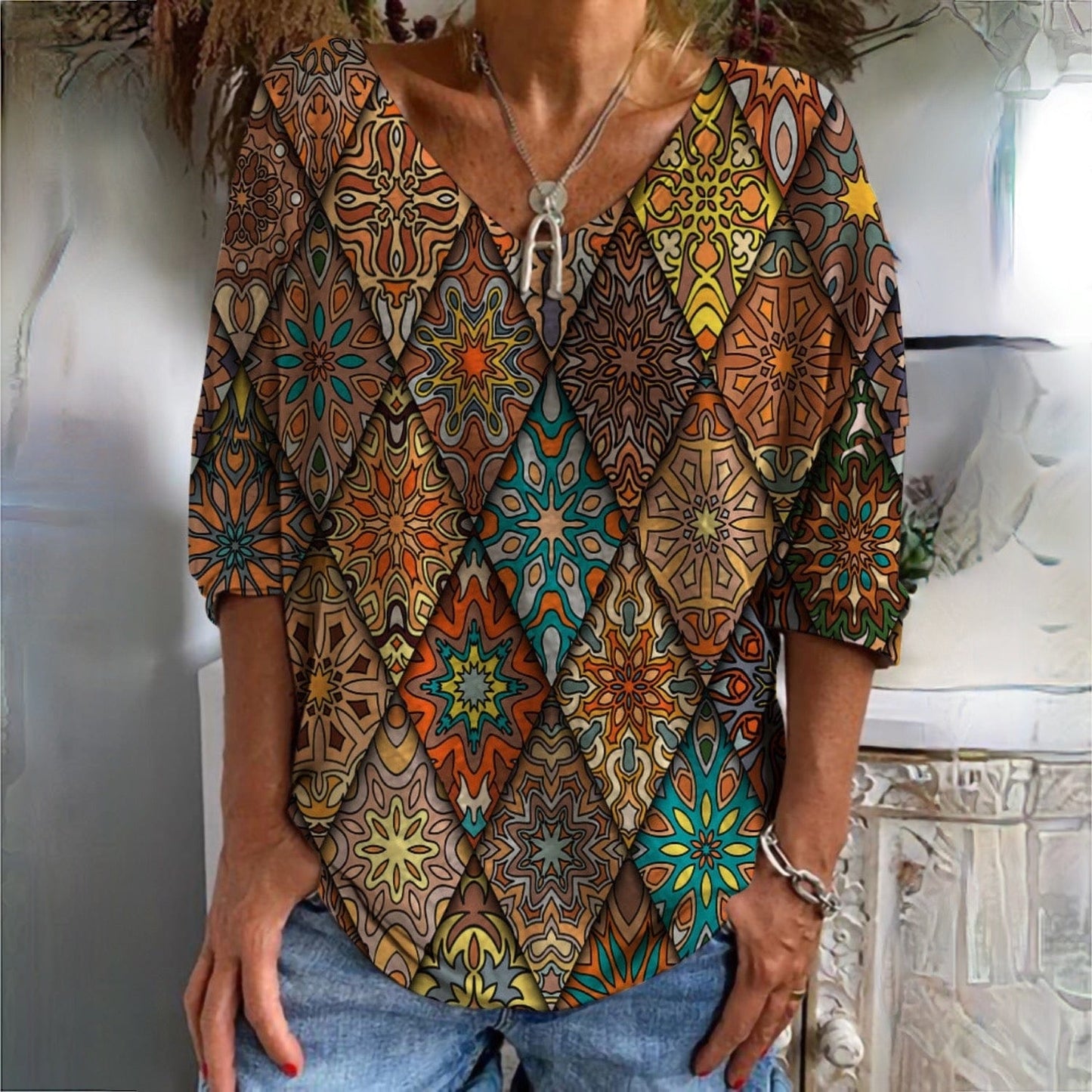 LP | Janssen - Retro-colored top