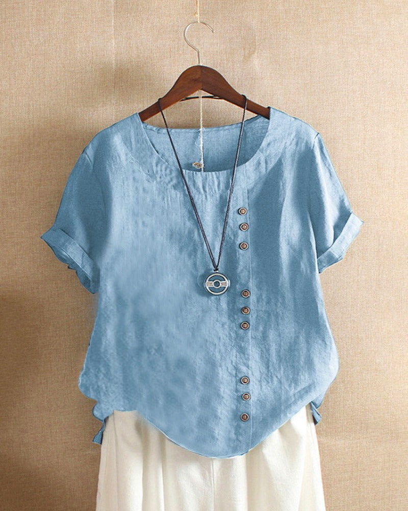 Women's short-sleeved blouse