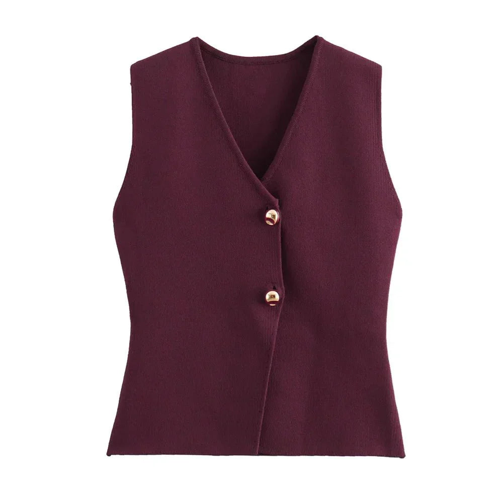 Clara | Elegant Women's Cardigan with Gold Buttons