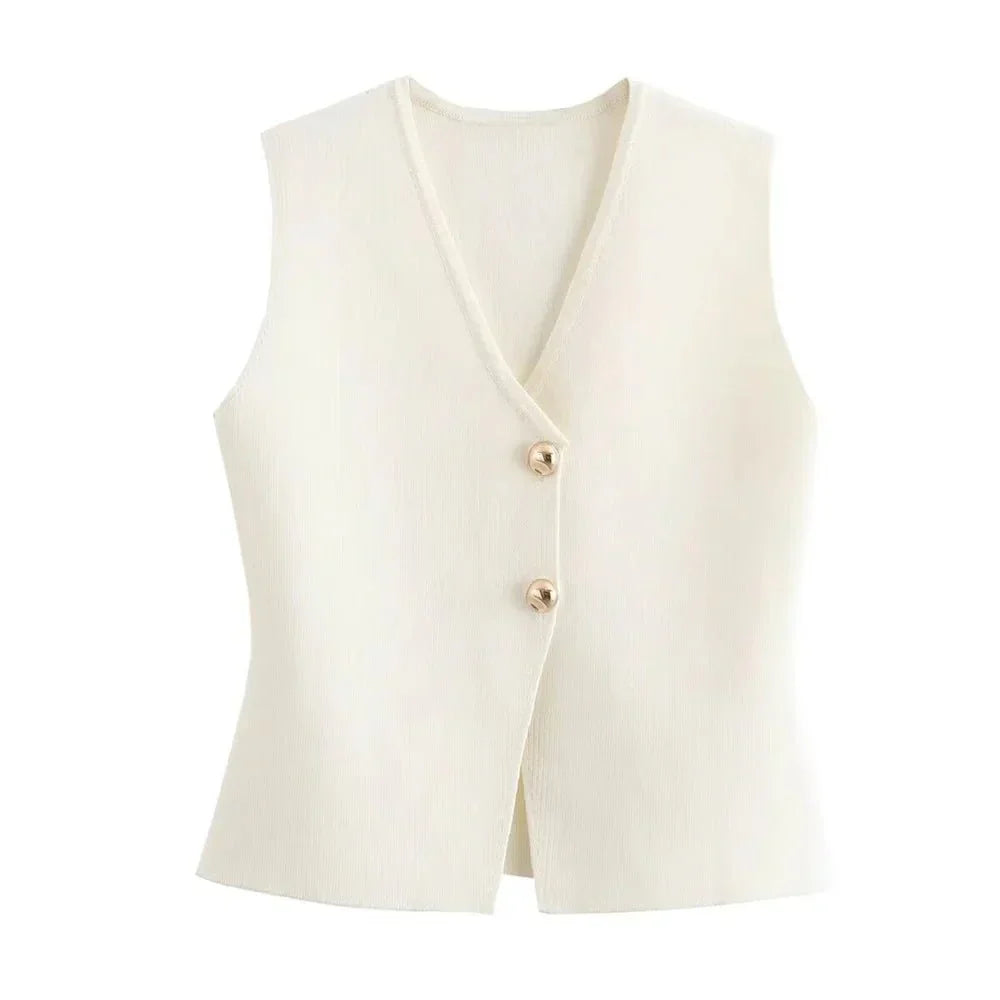 Clara | Elegant Women's Cardigan with Gold Buttons