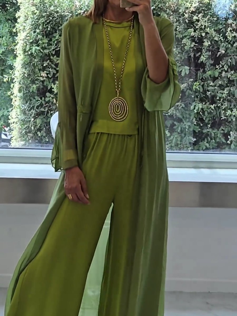 Selyah - Elegante conjunto largo para mujer