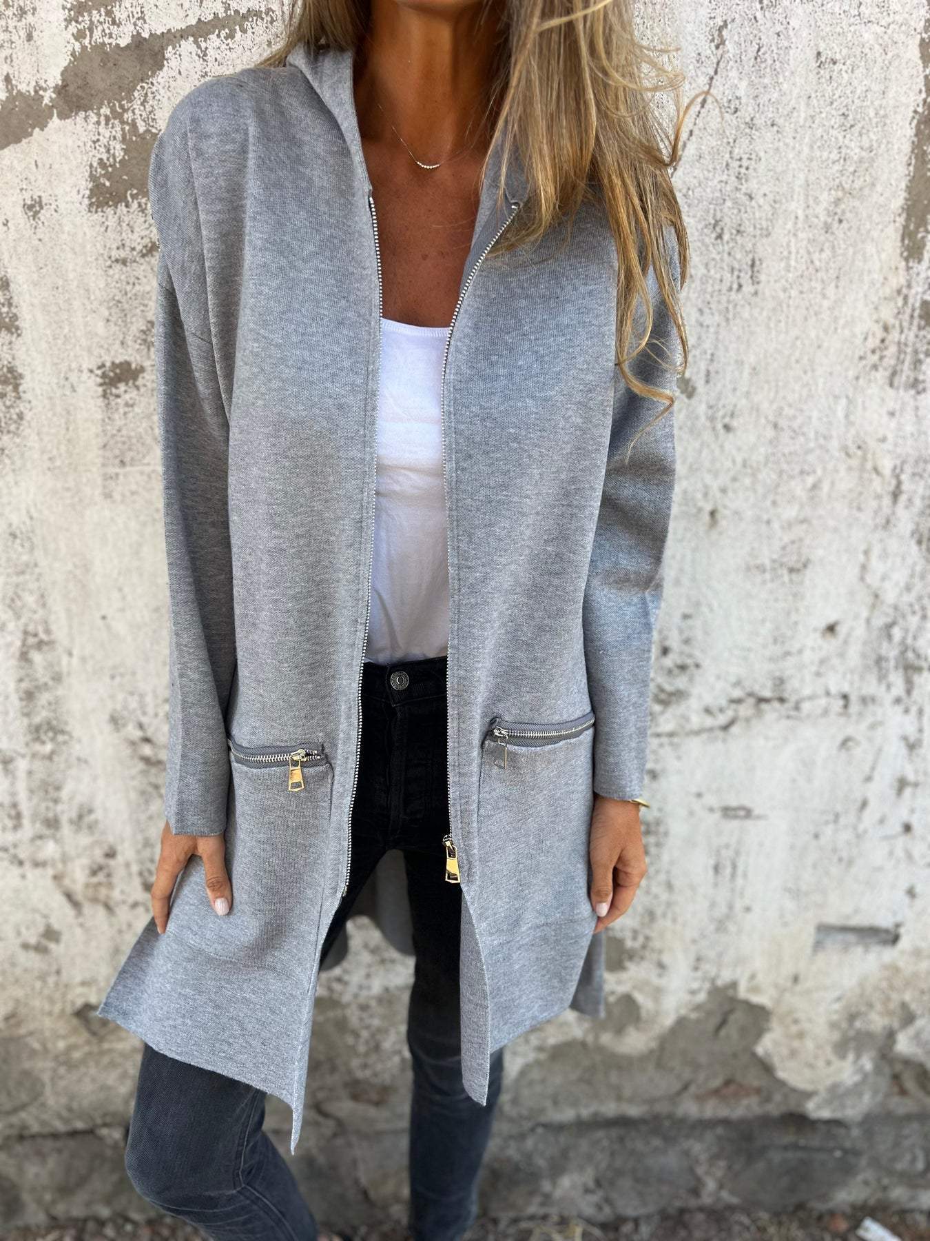 Laurenne | Chic and Comfortable Modern Long Jacket for Women