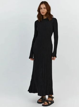 Mc | Women's Long Knit Dress