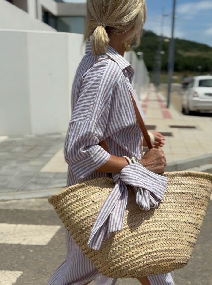 Cm | Classic striped shirt dress