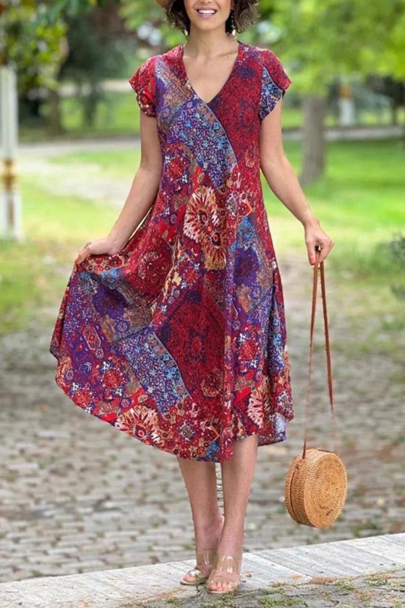 Simple and flowing dress