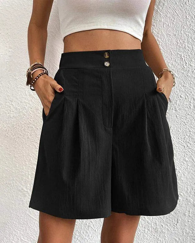 Ladies' shorts - Elegant - With practical pockets - Ideal for everyday use