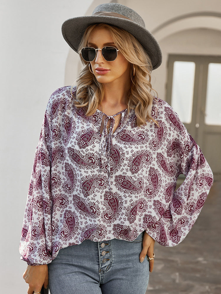LD Casual Long Sleeve Loose Shirt Women