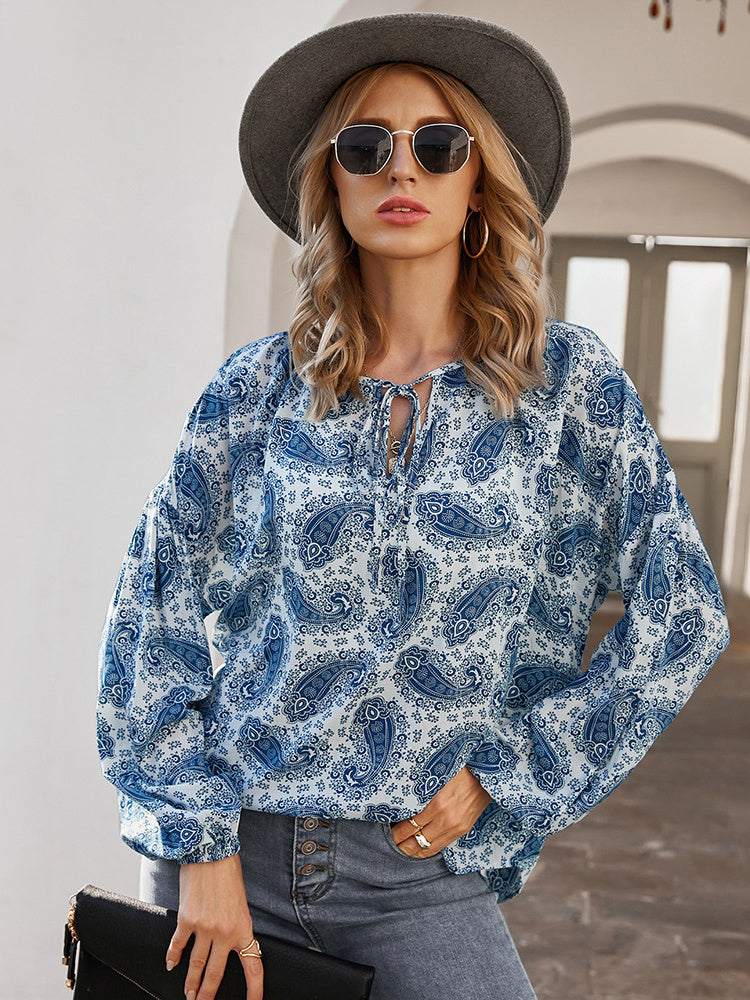LD Casual Long Sleeve Loose Shirt Women