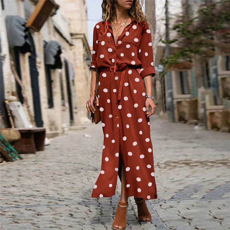 Freja - Polka dot dress