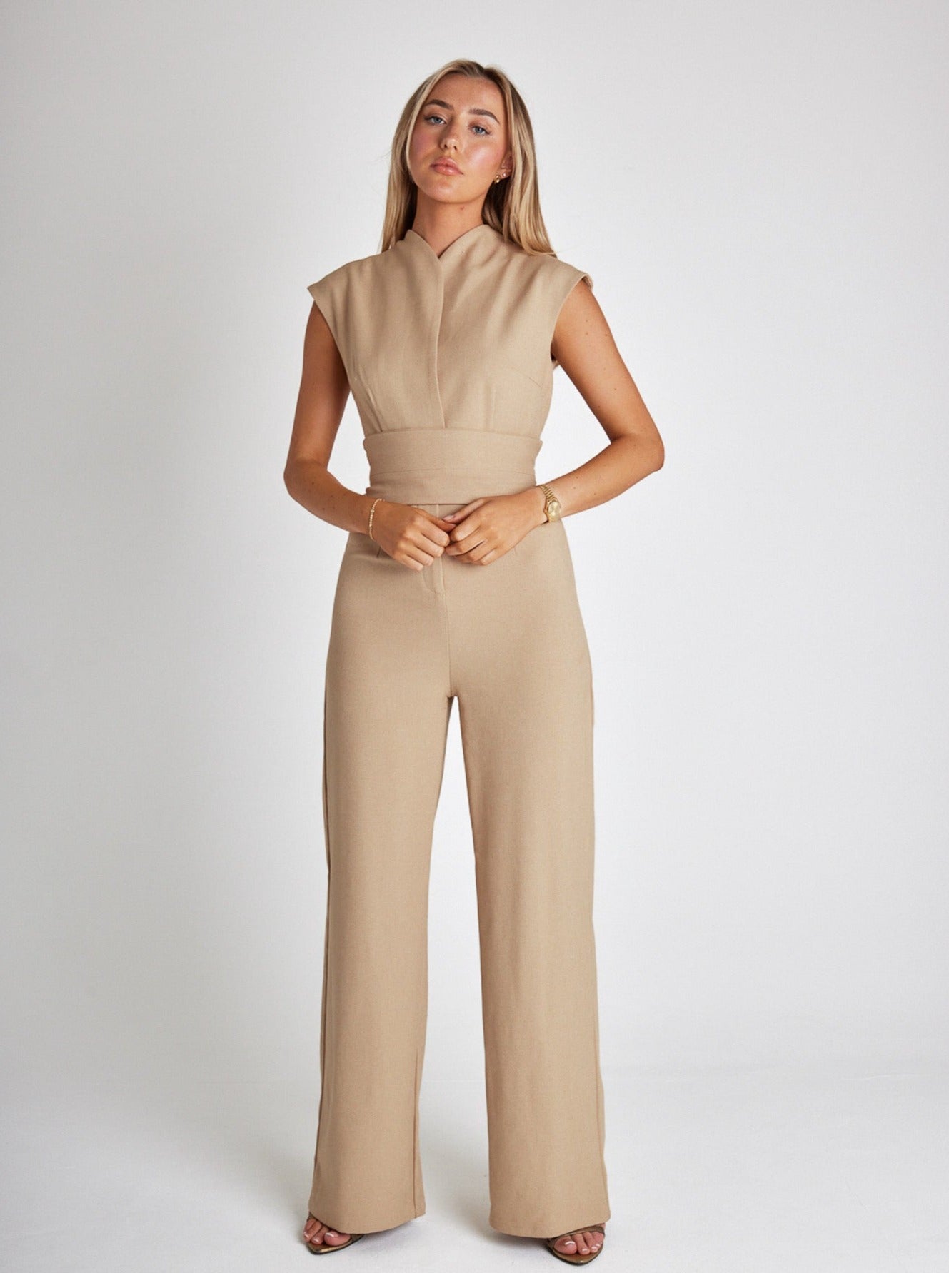 Heike | Elegant sleeveless jumpsuit