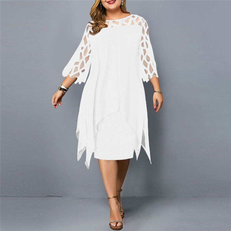 LP | Elegant midi dress in plus sizes