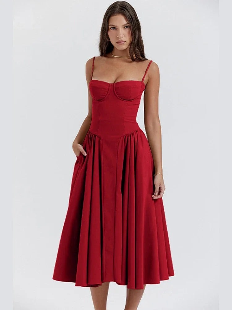Firenze -Abito elegante senza maniche