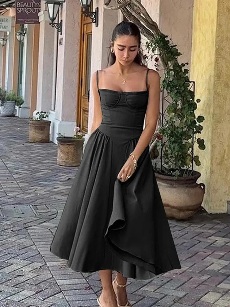 Firenze -Abito elegante senza maniche