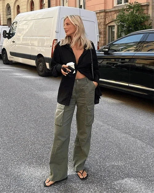 Olivia | Comfortable cargo pants | Daily use | Durable fabric