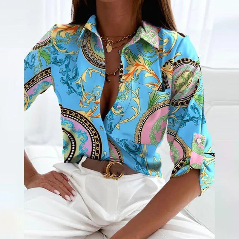 Casual chic blouse - Timeless - High-quality materials - Ideal for office and evening wear