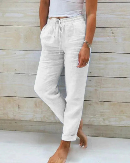 Women's linen pants - Casual chic - 100% premium linen - Perfect for summer