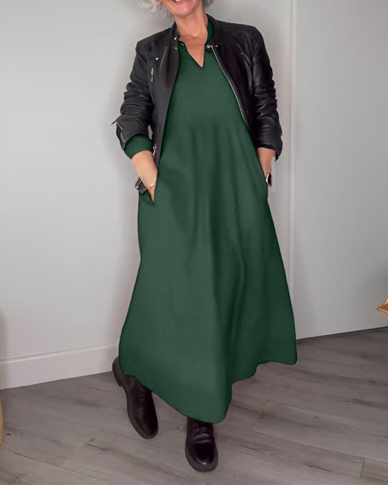 LP | Elegant Alana long dress with pockets