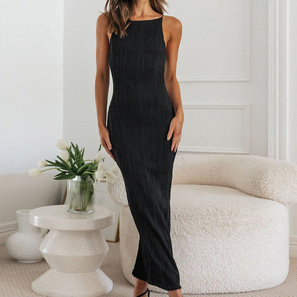 LP | Shirt dress with water wave texture