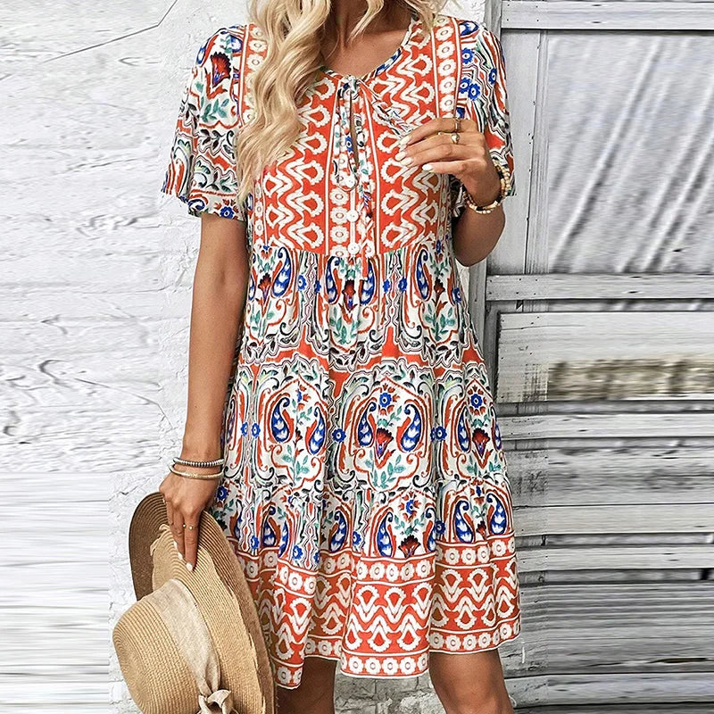 Mc | Arianna Summer Dress with Print