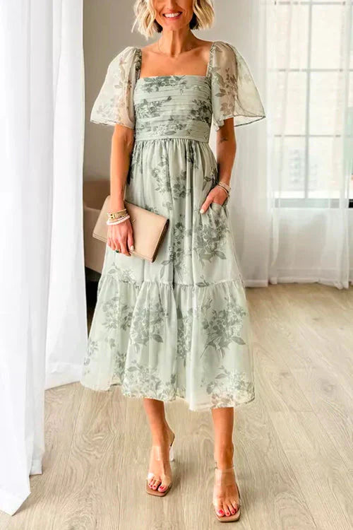 LP | Floral Midi Dress