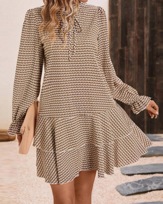 Mc | Elegant long-sleeved dress