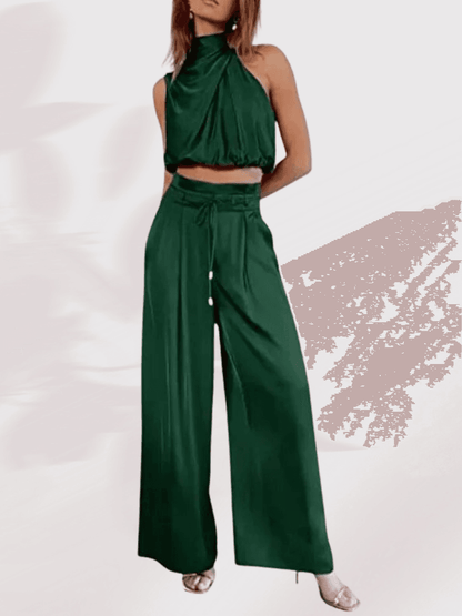 Elena | Elegant halter dress