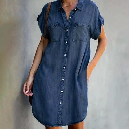 LP | Elegant Denim Dress