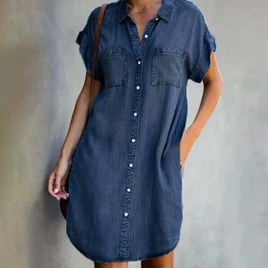 LP | Elegant Denim Dress
