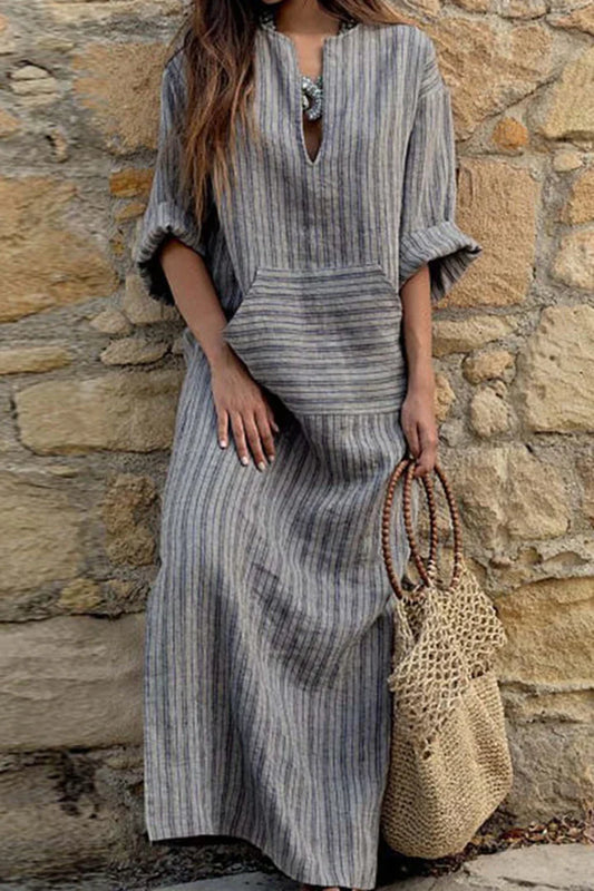 LP | Vintage striped cotton dress