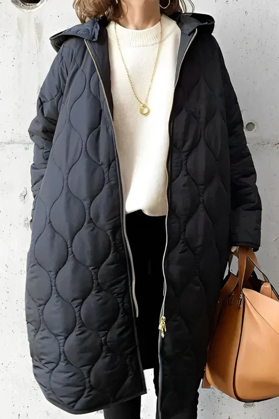 Danielle | Women's Patterned Parka with Hood Chic and Comfortable