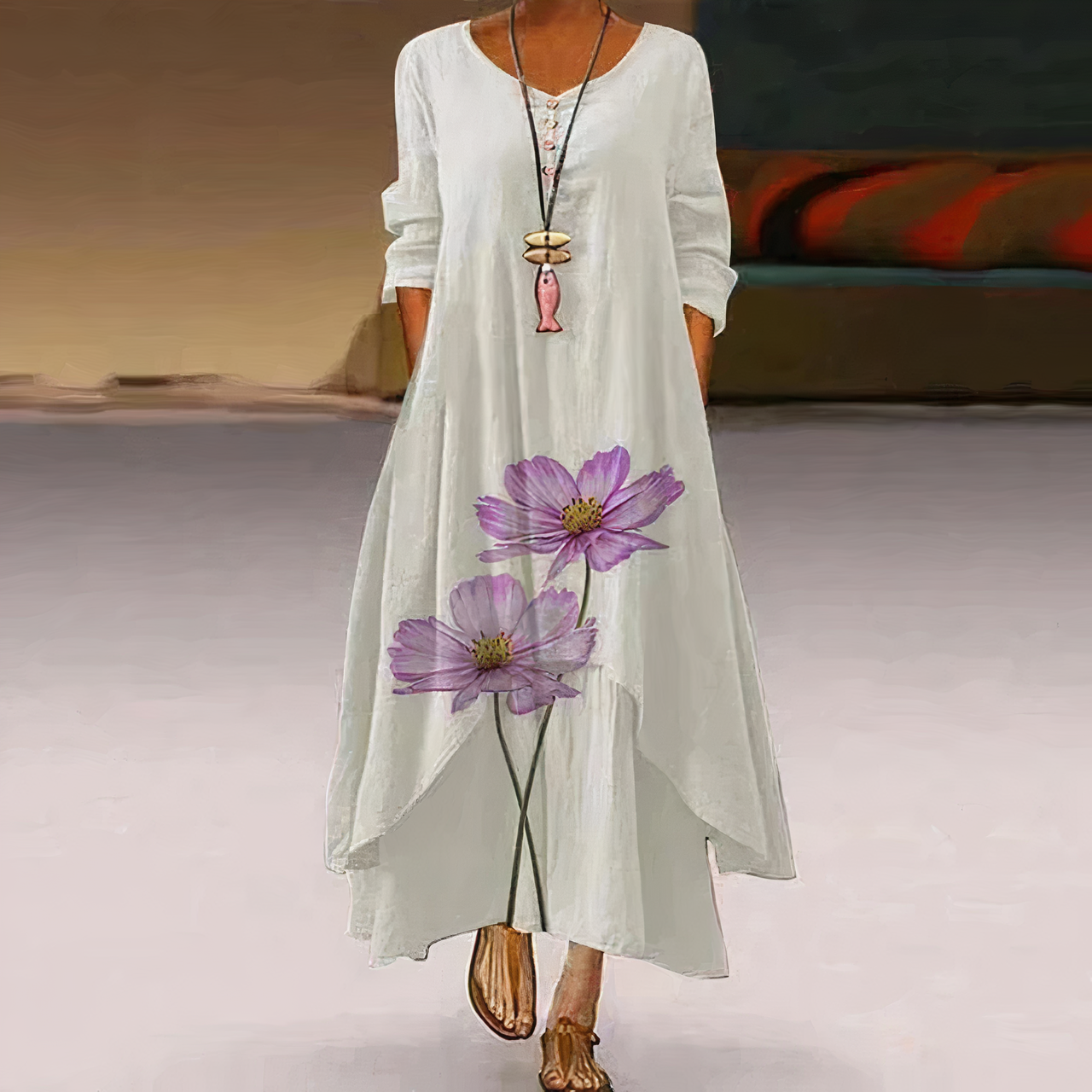 LD Eloria - Elegant cotton dress