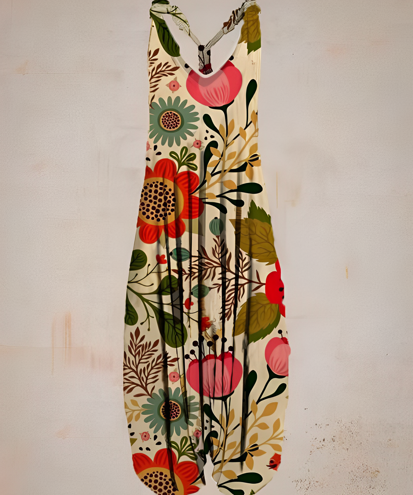 Casual jumpsuit in bohemian style