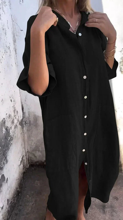 LD Long Casual shirt dress