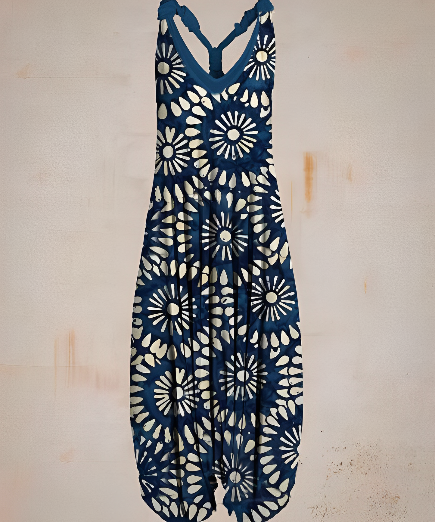 Casual jumpsuit in bohemian style