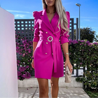 LP | blazer dress with belt
