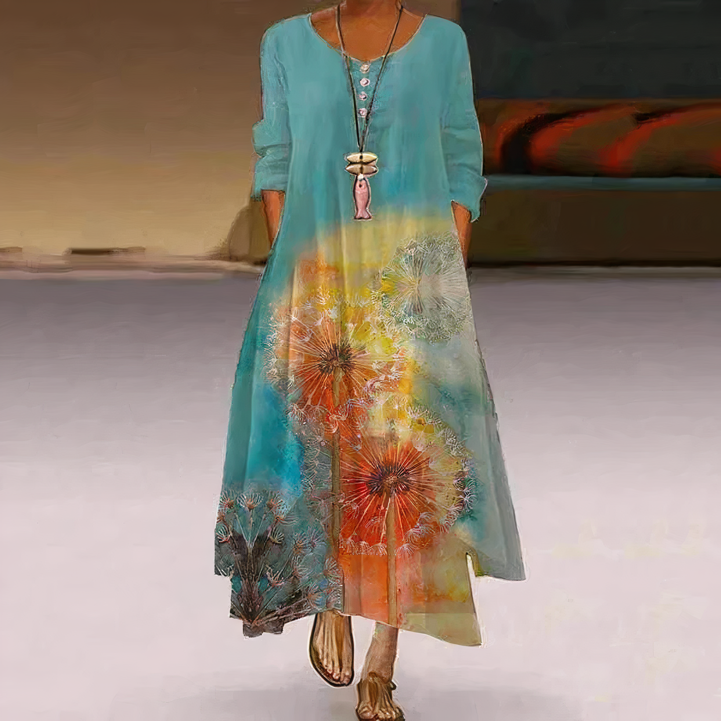 LD Eloria - Elegant cotton dress