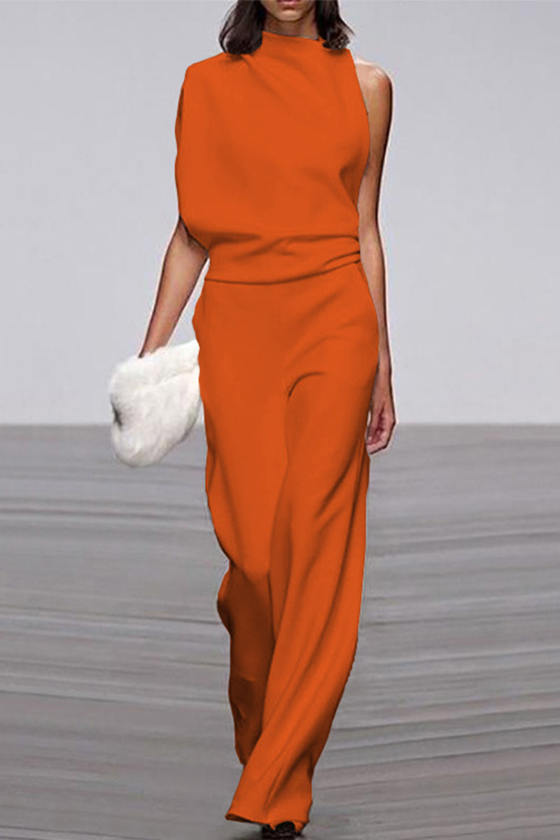 Half Turtleneck Boot Cut Jumpsuits (12 colors)