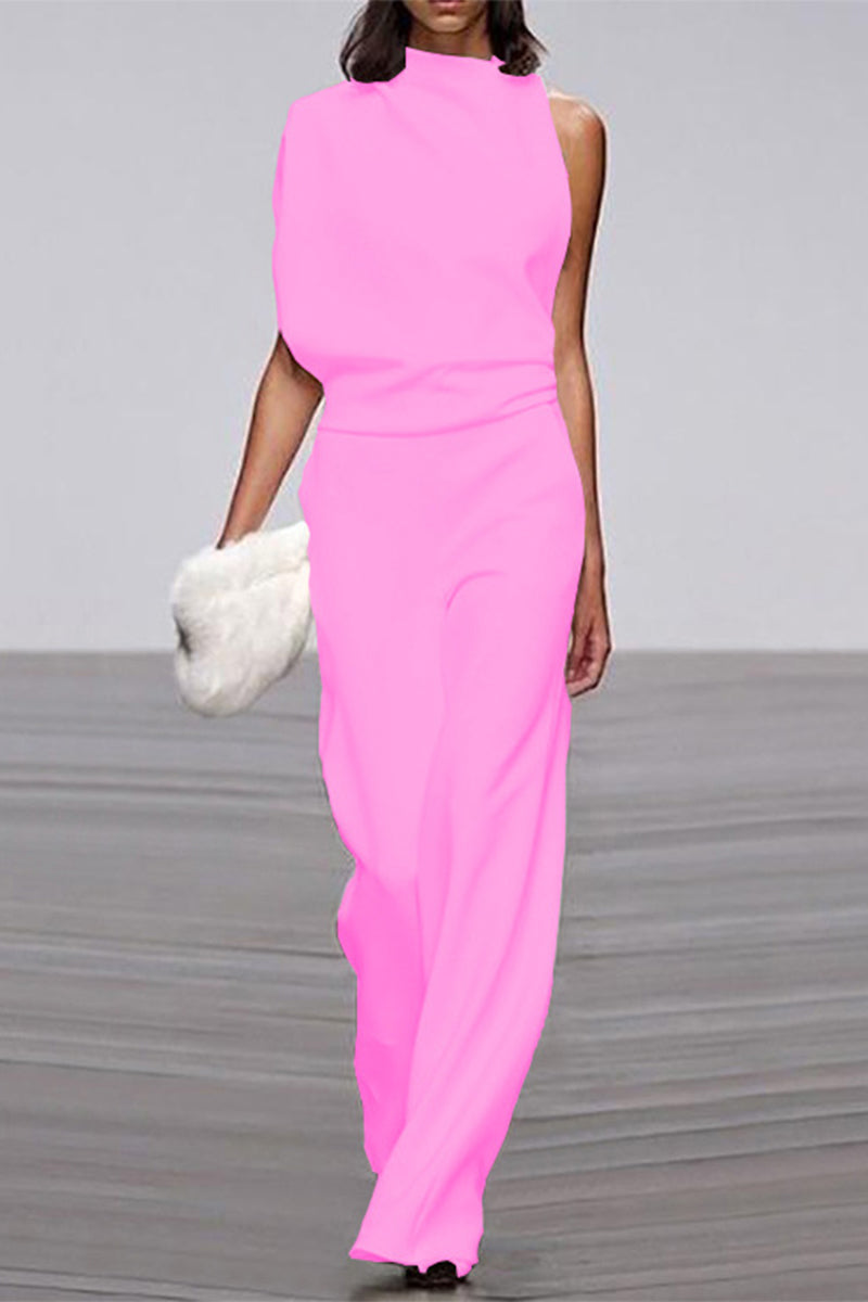 Half Turtleneck Boot Cut Jumpsuits (12 colors)